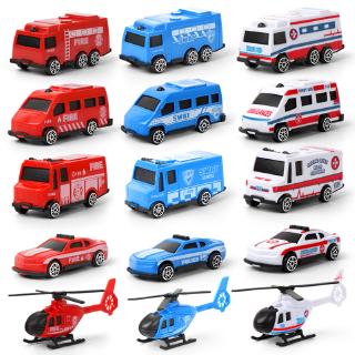 emergency vehicles toy set