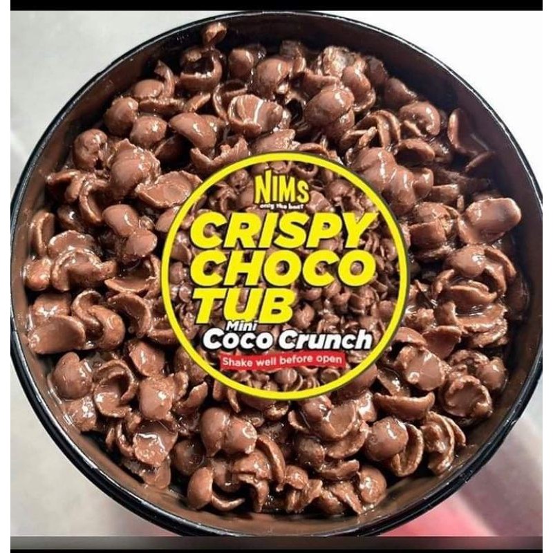 Chocojar Nims Crispy Choco Coco Tub Jar Coco Chocolate Coklat Rice Viral Ball Mini Crunch Shopee Singapore