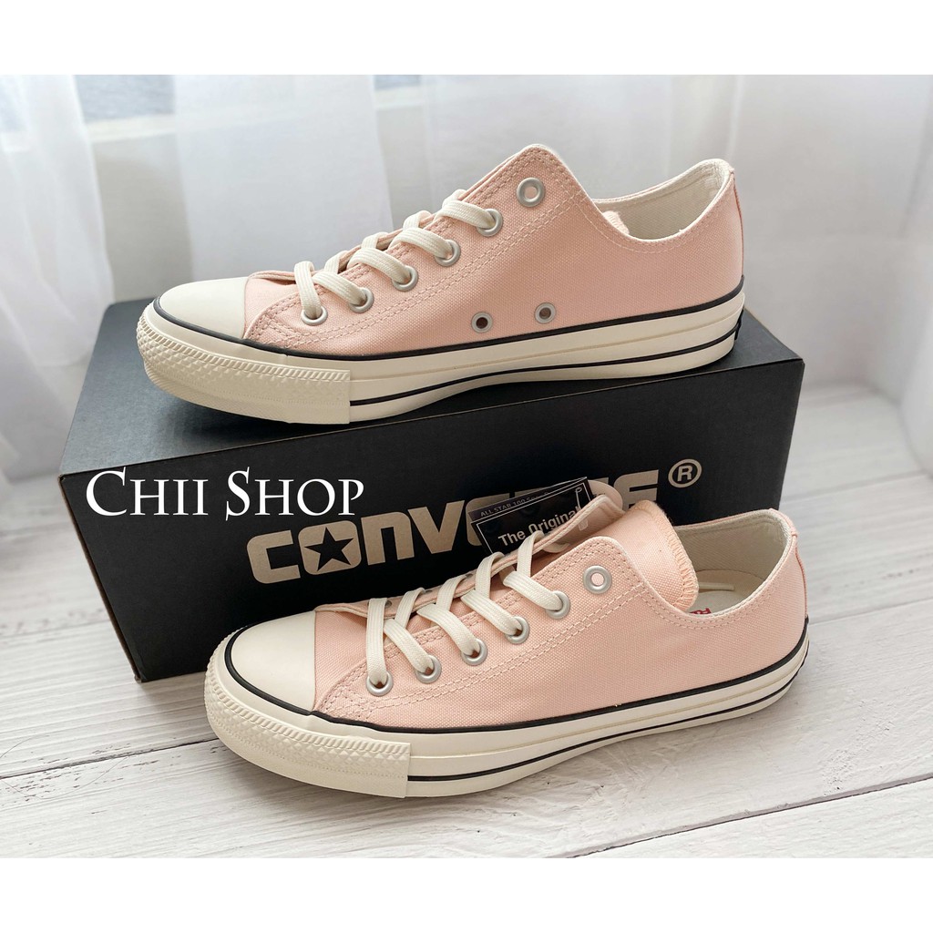 Japan Converse All Star 100 Colors Ox 100 Anniversary Line Pink Low Top Canvas Shopee Singapore