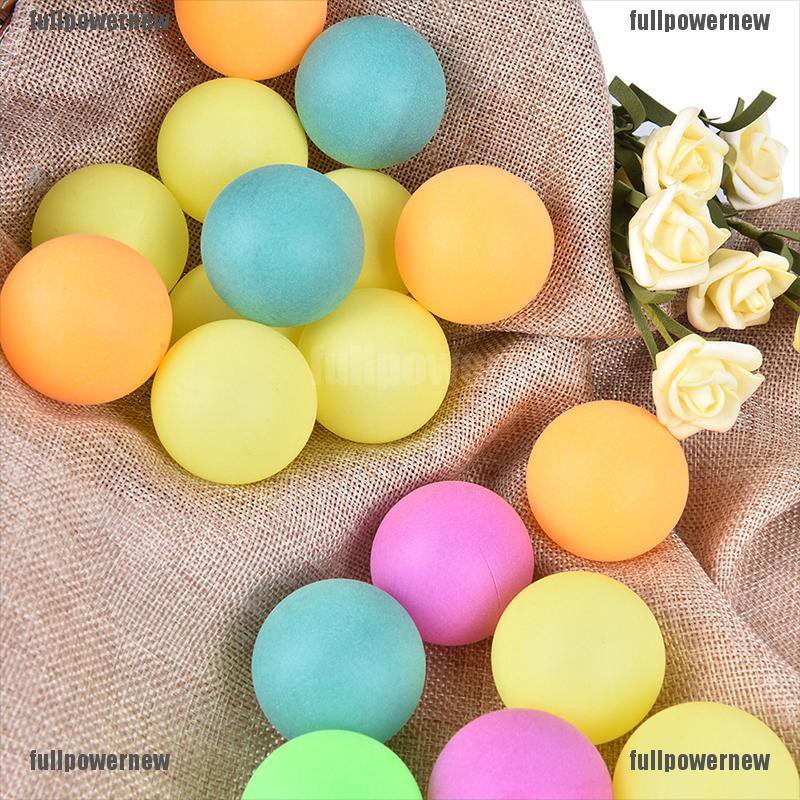 VX 10PCS Ping Pong Balls 40mm Colored Replacement Practice Table Tennis Ball