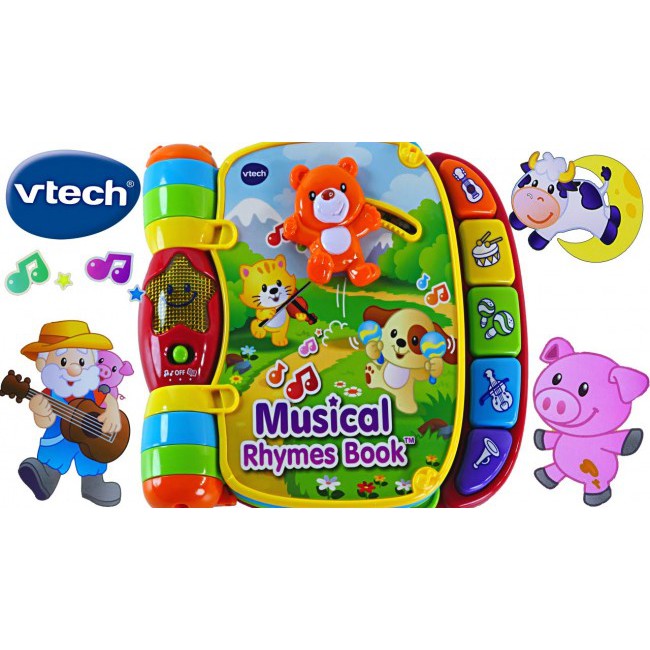 Vtech Musical Rhymes Book Shopee Singapore