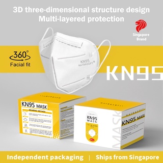 40Pcs | KN95 Face Mask | 95 PFE | Individually Packed | 3D 5 Ply | CE FFP2 FDA TUV SGS