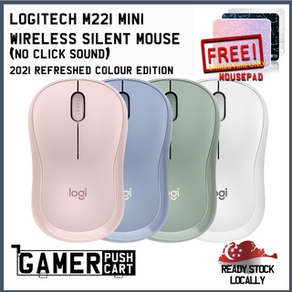 Logitech M221 Mini Wireless Silent Mouse (No Click Sound))  2021 REFRESHED COLOUR EDITION