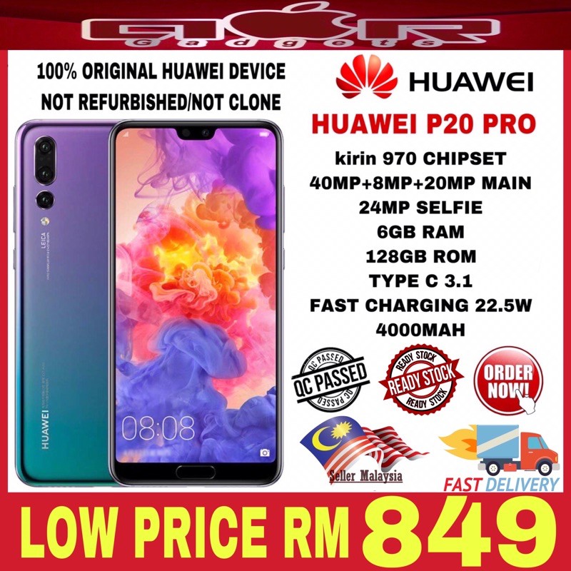 Huawei P20 Pro Price And Deals Jun 2021 Shopee Singapore