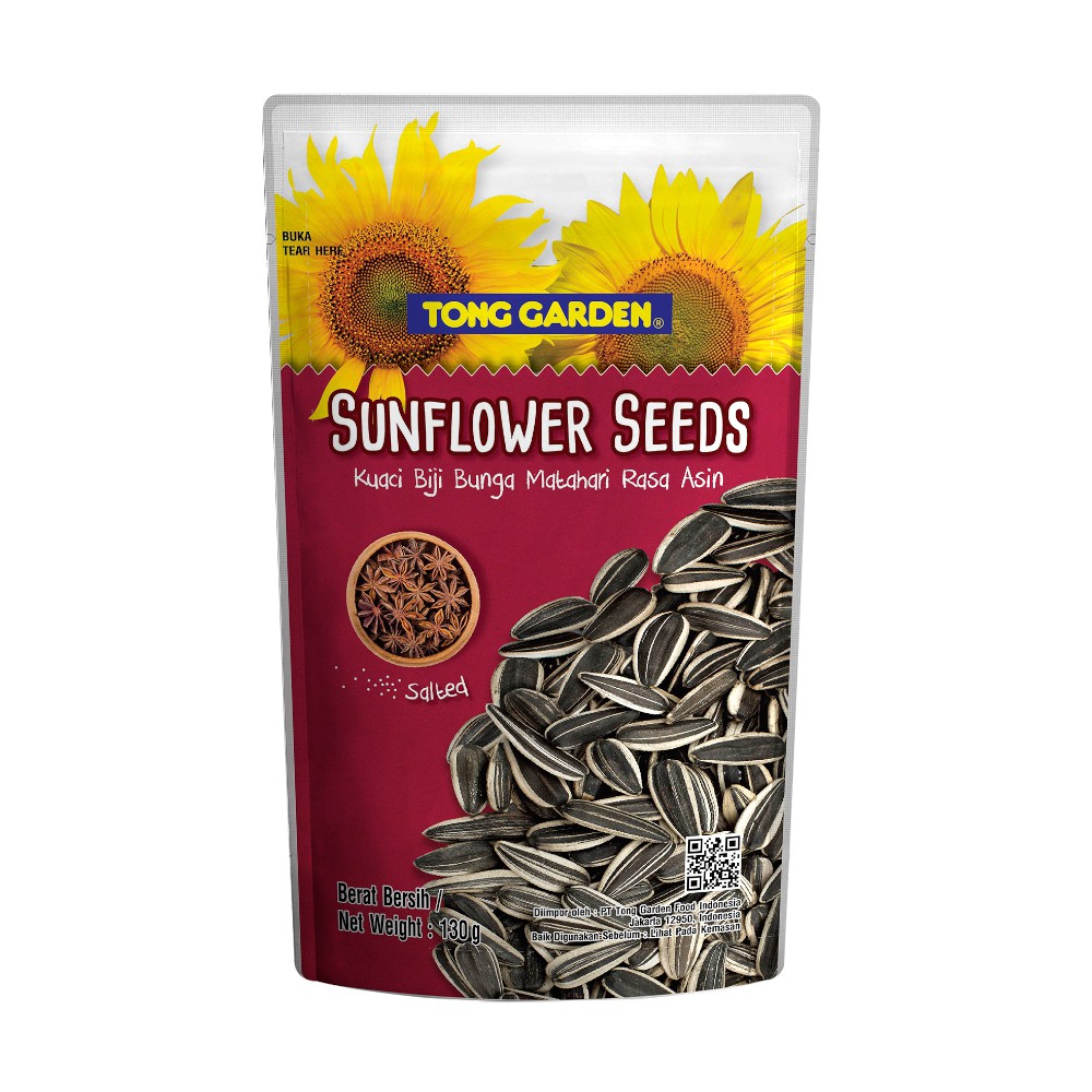 Tong Garden Salted Sunflower Seeds with Shell 130g (Bundle of 4) Shopee Singapore
