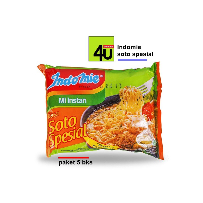 Indomie Soto Special With Koya Powder Package 5 Bks Shopee Singapore