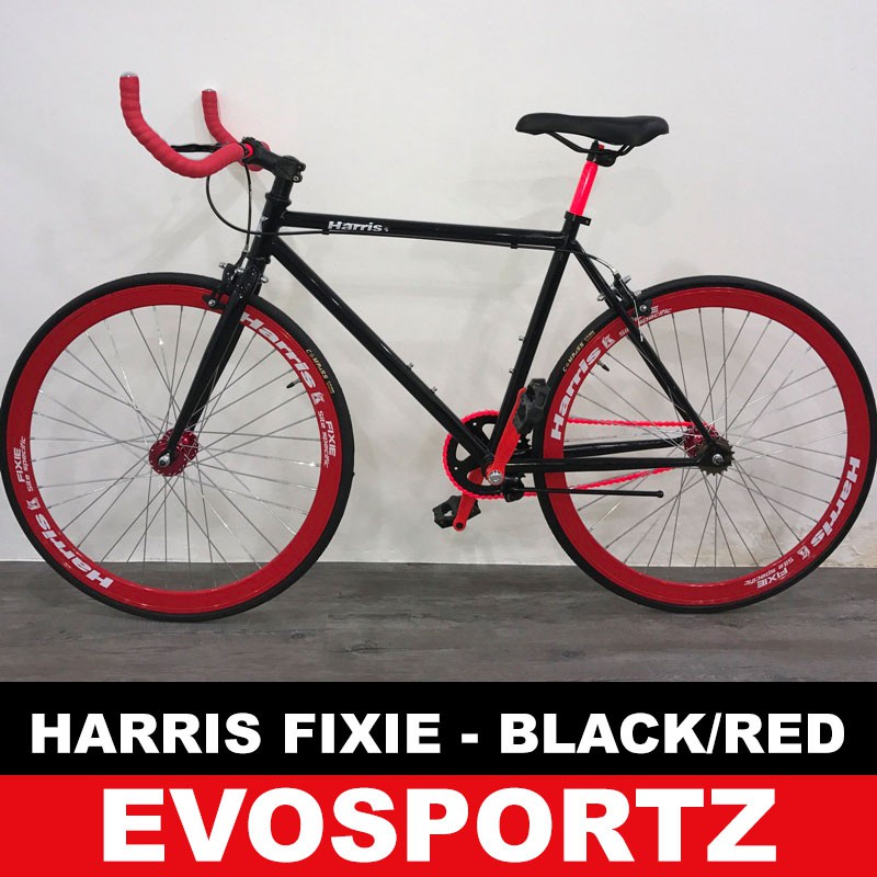 black and red fixie