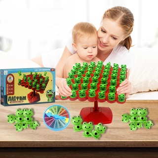 Montessori Frog Balance Tree Fun Educational Plastic Kids Learning Toys Parent-child Interactive Cool Math Game Two-player Kits #7