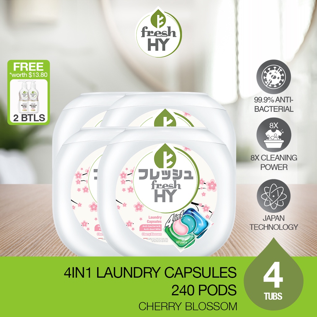 fresh-hy-4in1-laundry-capsules-60-pods-x-4-tubs-free-lingerie-wash