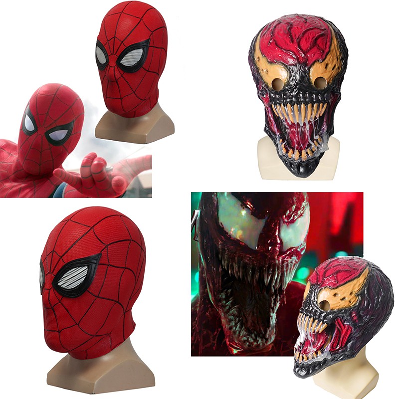 Spiderman Mask Cosplay Gwen Lycra Face Shell Costume Props Hood Adult Kids