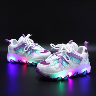 Heybaby DEDONALD Shoes Sneakers Boys/Girls LED Light Up Import School #6