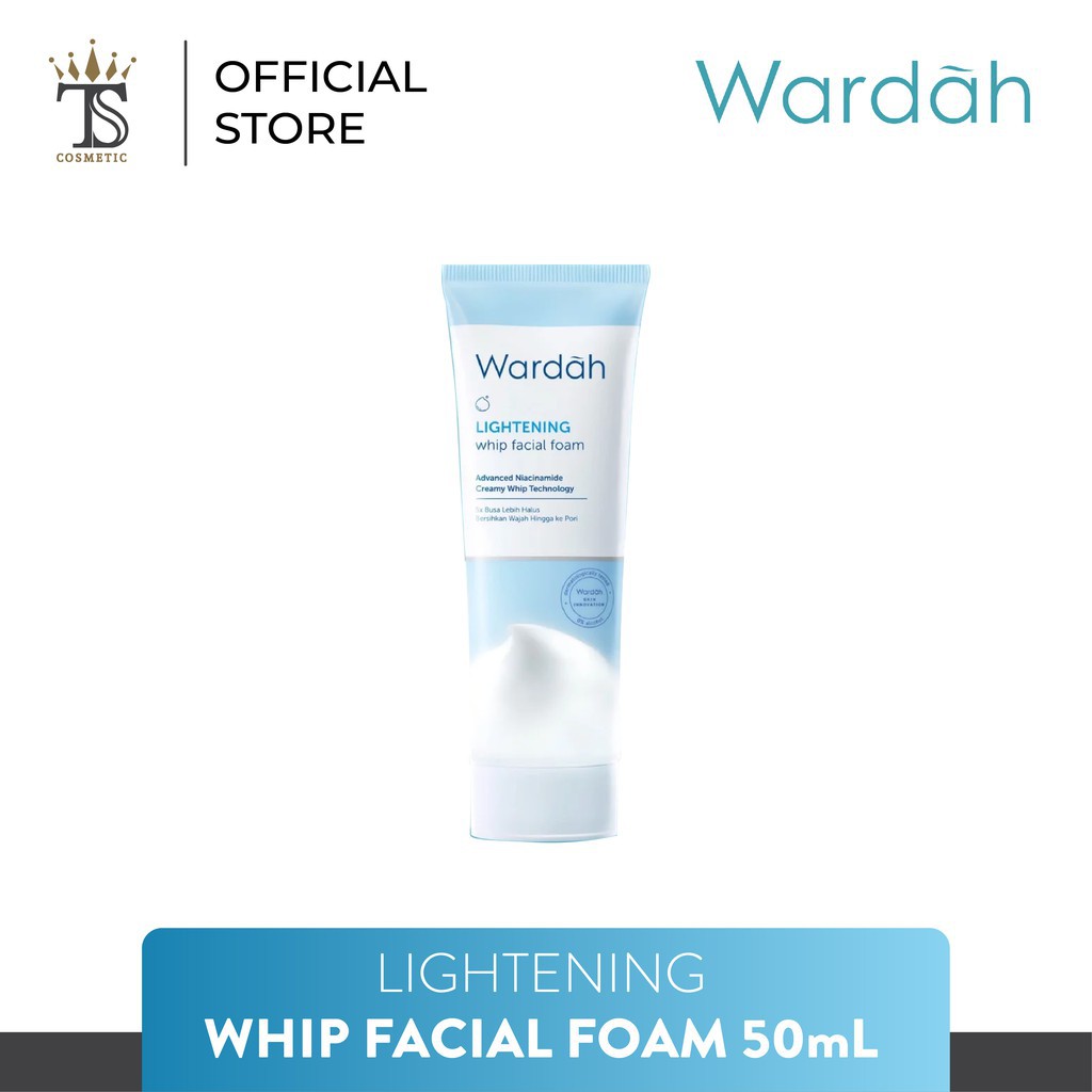 wardah lightening whip facial foam