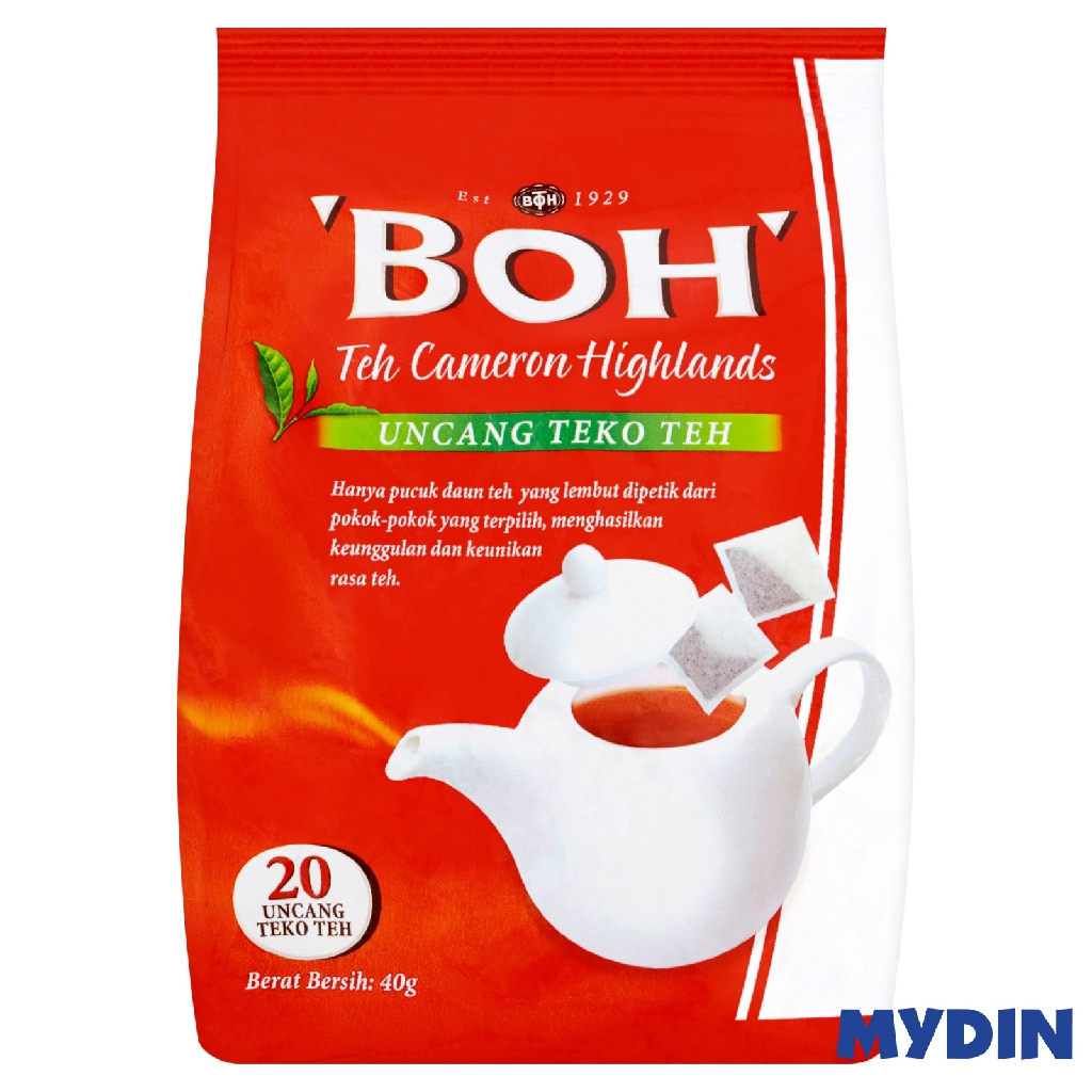 Boh Cameron Highlands Tea 2g X 20 Potbags Shopee Singapore