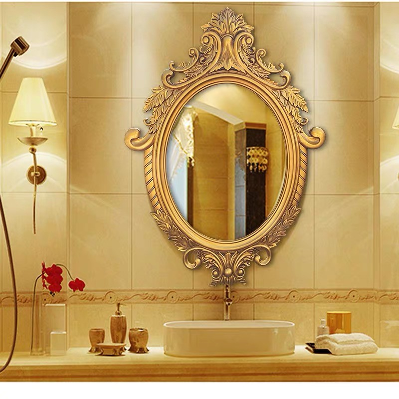 European Style Vintage Mirror Make Up, Vintage Bathroom Mirrors