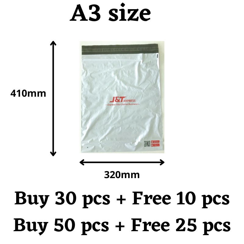 A3 Size Courier Flyers J T Express Courier Bag Flyer Shopee Singapore