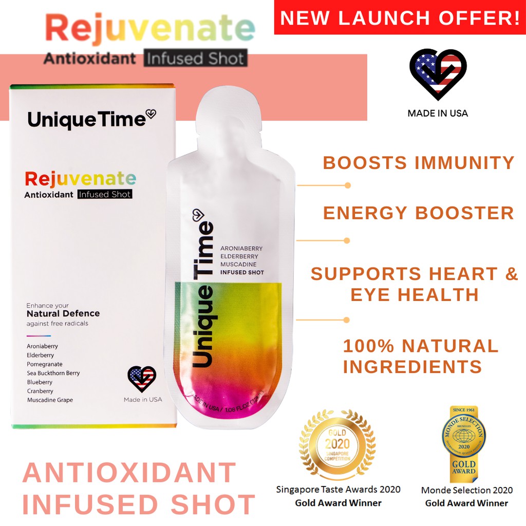 Unique Time Antioxidant Infused Antioxidant Resveratrol Health Drink 32ml Sachets Health & Wellness | Shopee Singapore