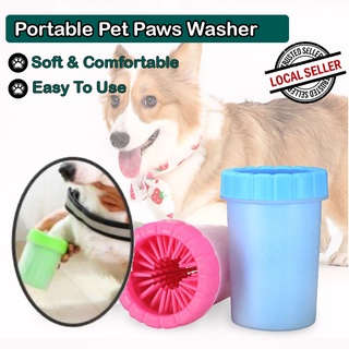 [SG Seller]Portable Silicone Cup for Cleaning Pet's Feet/Pet Foot Washer for Paws on Pets (Cat/Dog)/Pet Palm Washer