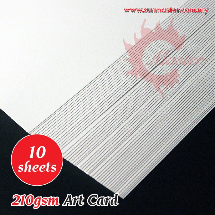 Shop Malaysia A3 210gsm Art Card 10s Shopee Singapore