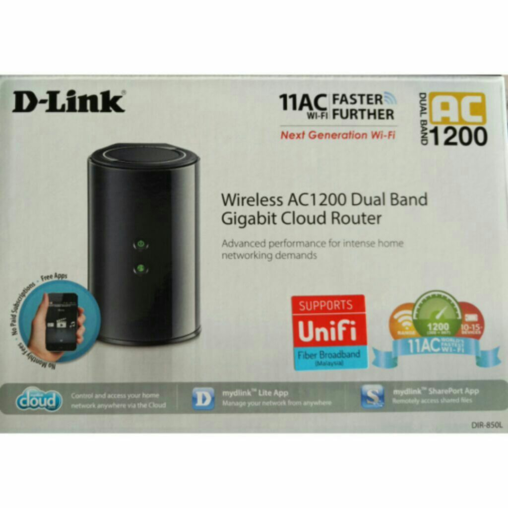D Link Dir 850l Wireless Ac1200 Dual Band Router Shopee Singapore