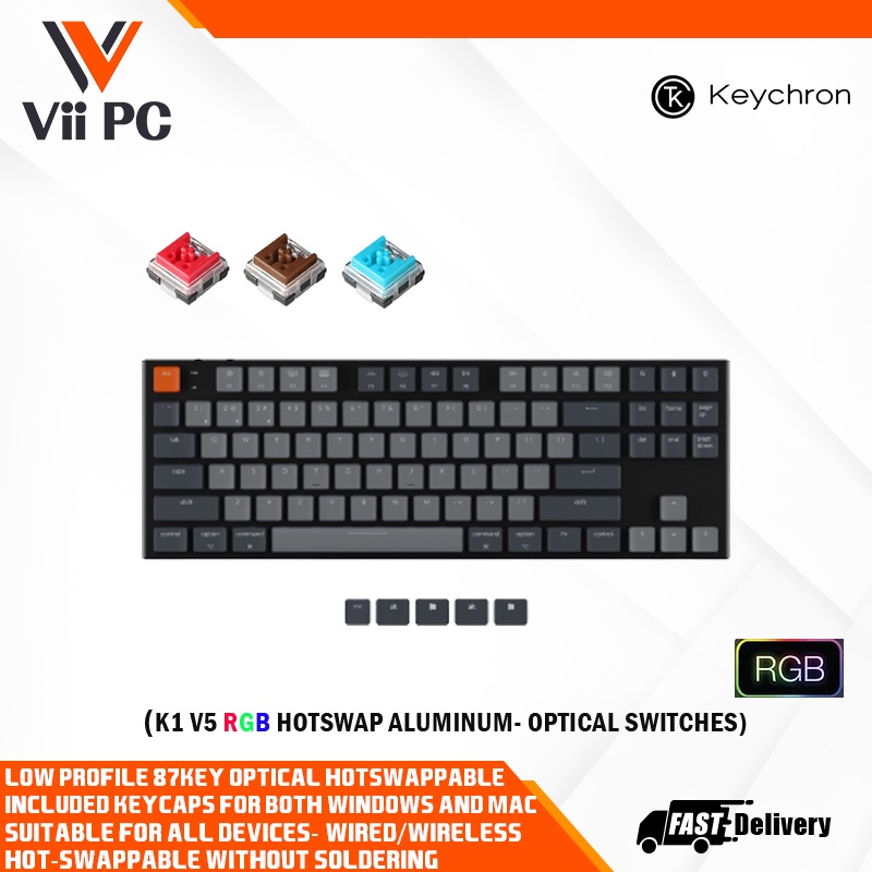 Keychron K1 V5/K2 V2/K4 V2/K8/K10 RGB Aluminum or Plastic HotSwap Wireless Mechanical Keyboard K1 / k2 / k4 / k8 / k10 | Shopee Singapore Keychron K1 V5/K2 V2/K4 V2/K8/K10 RGB Aluminum or Plastic HotSwap Wireless Mechanical Keyboard K1 / k2 / k4 / k8 / k10 | Shopee Singapore