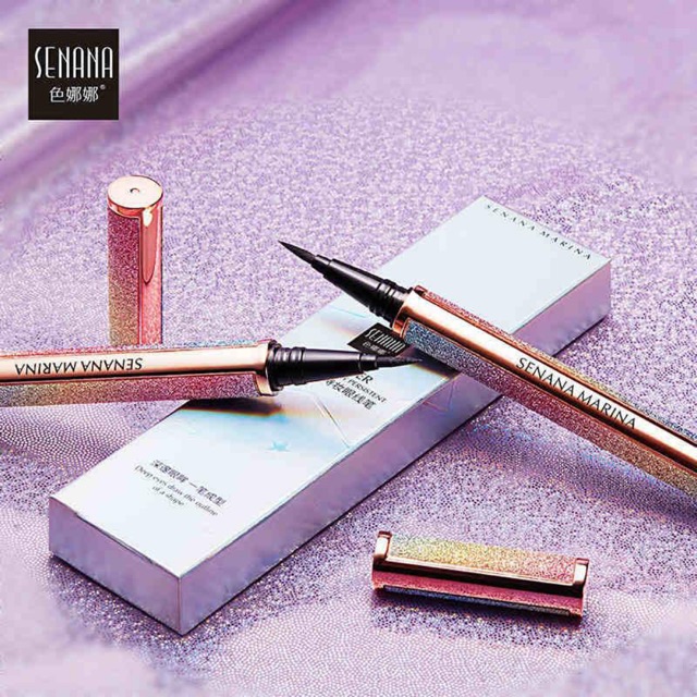 Shop Malaysia Original Senana Shine Starry Sky Persistent Color Eyeliner Girl Bright Shopee Singapore