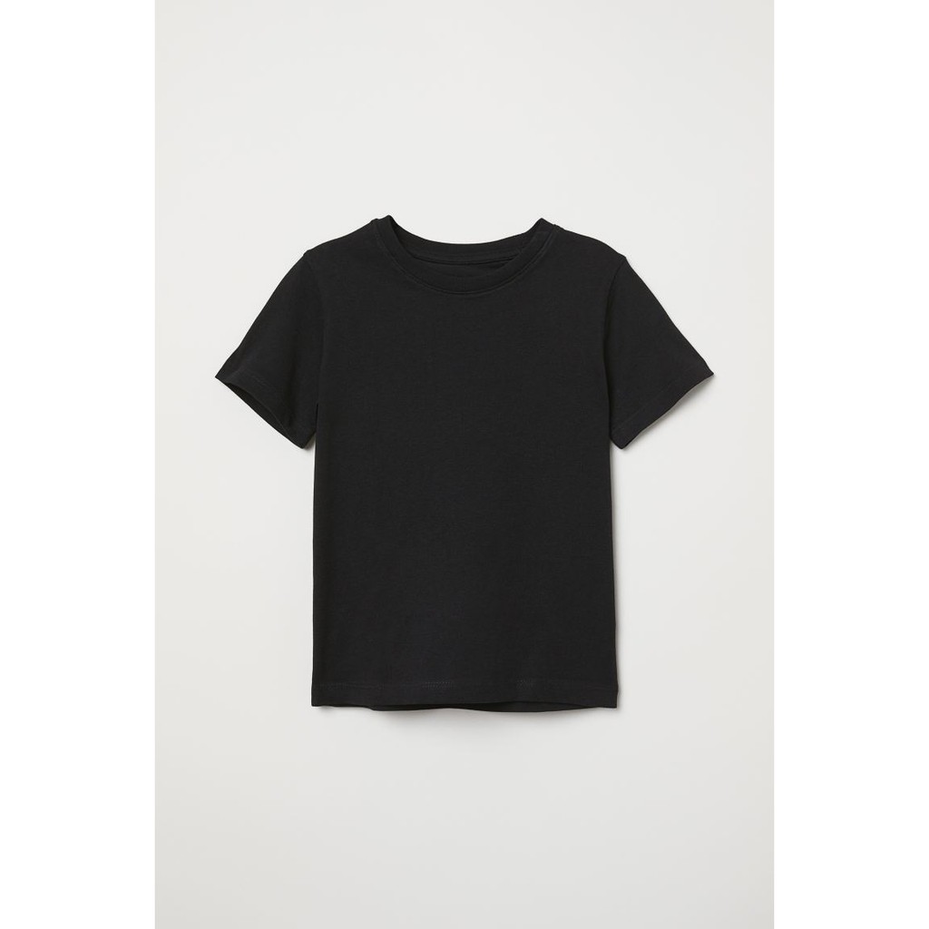 kids plain black t shirt