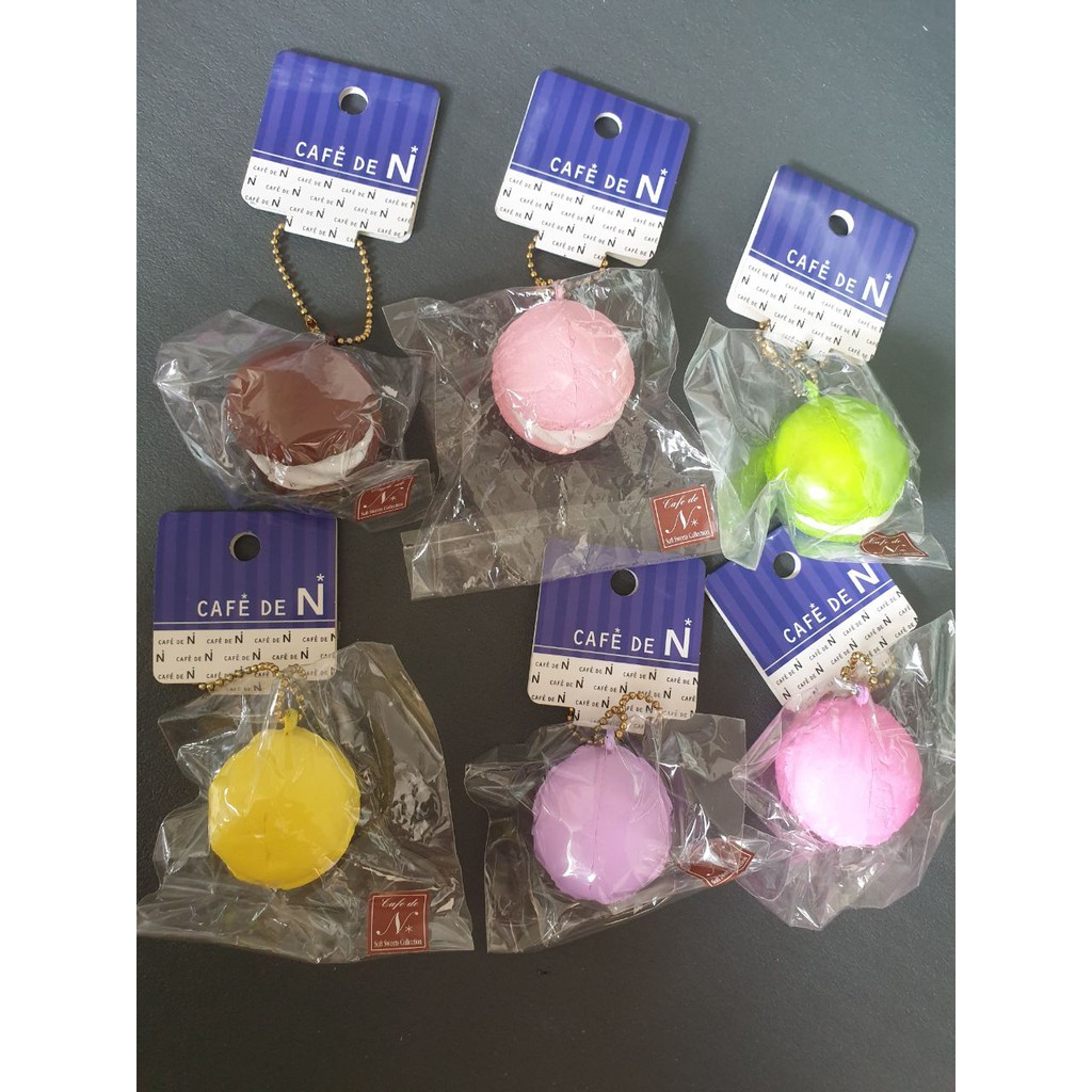 Cafe De N Macaron Squishy Shopee Singapore