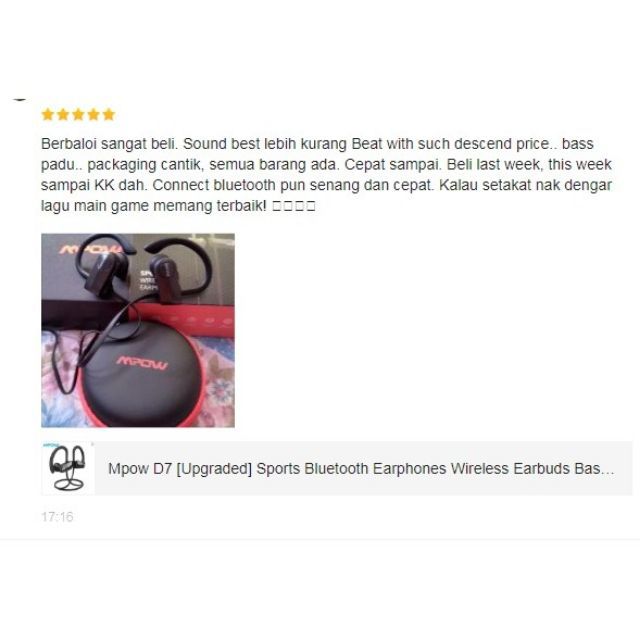 mpow d7 sports earbuds