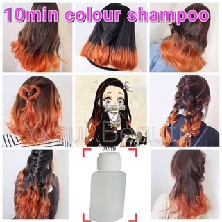 Professional Colour Dye Shampoo Cream Hair Dye Color / Developer/silver hair /rose gold/ash blue/ash grey/ash purple | Shopee Singapore