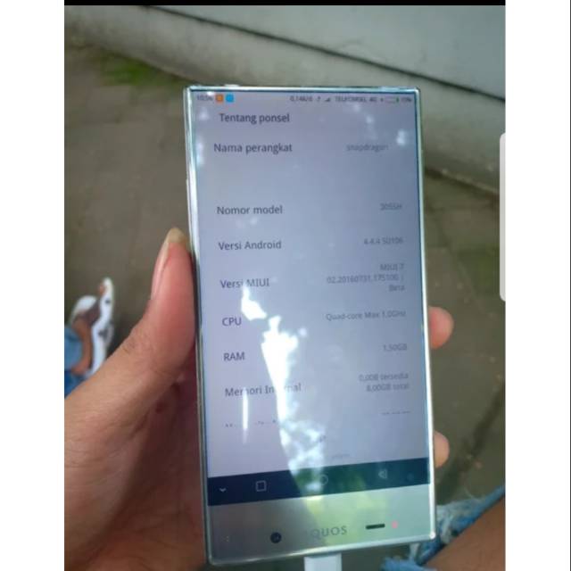 Lcd Glass Touchscreen Screen Frame Bone One Set Sharp Aquos Crystal 305 Sh Original Original Copotan Shopee Singapore