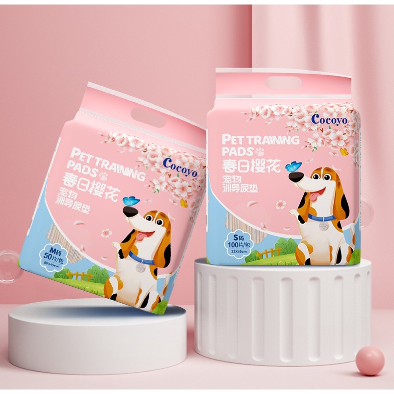 Cocoyo dog pee pads pet toilet training pads for litter pans, pet