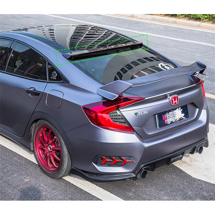 Honda Civic Fc 2016 2021 Roof Spoiler Shopee Singapore