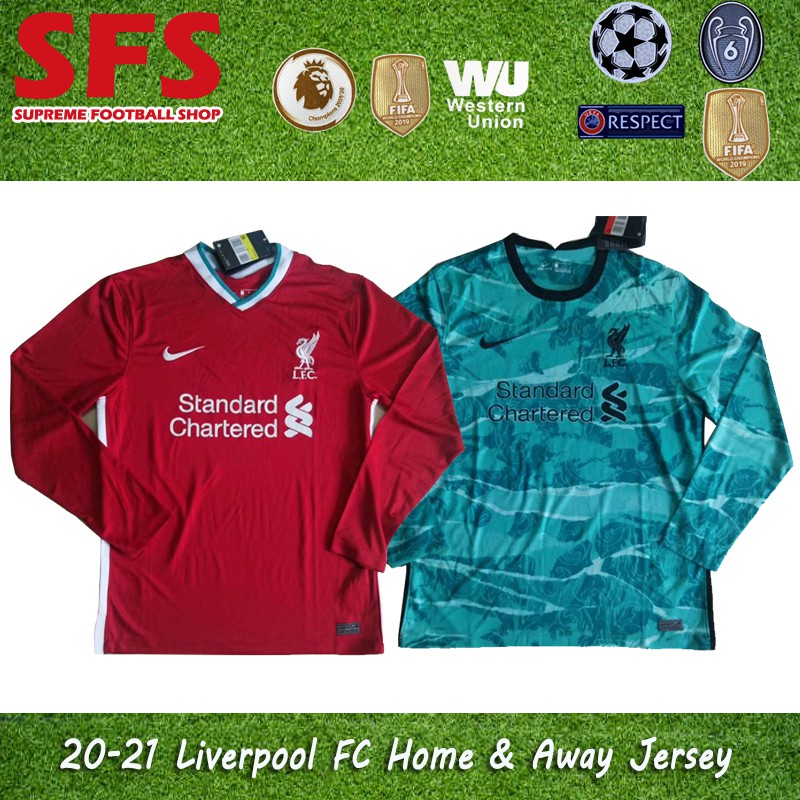 liverpool home shirt long sleeve