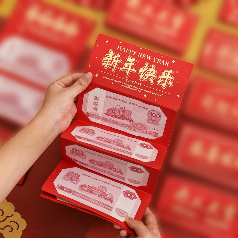 Ellzk Chinese Red Envelopes Lucky Money Envelopes 2020 Chinese New Year Rat Year Envelope Small 6 Patterns 72 Pcs Gold Foil 