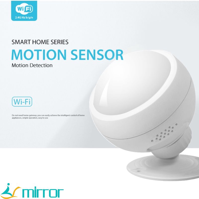 Mirror Wifi Smart Motion Sensor Pir Motion Sensor Tuya Smart Life App Work With Alexa Google Home Mirror Shopee Singapore