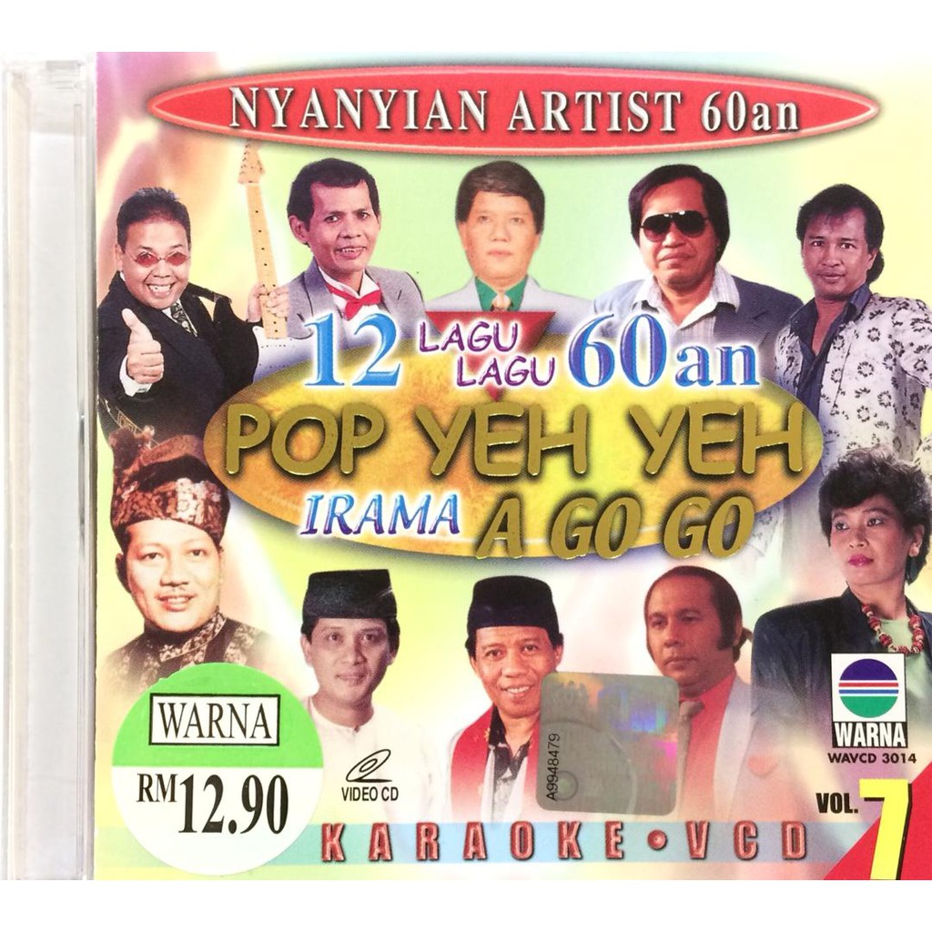 Vcd Album 12 Lagu Lagu 60an Pop Yeh Yeh Irama A Go Go Vol 7 Vcd Karaoke Shopee Singapore