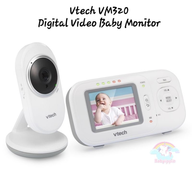 Vtech Digital Video Baby Monitor Vm3 Shopee Singapore