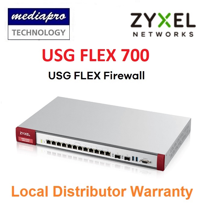 ZYXEL USGFLEX700 USG FLEX Firewall with 1 Year Nebula Cloud and UTM