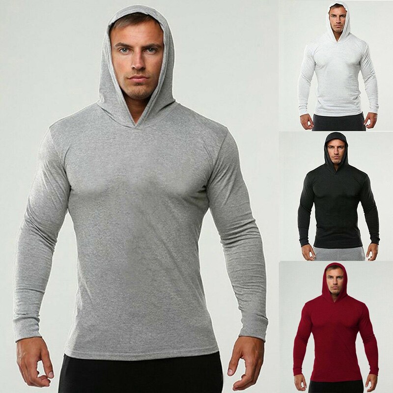 VEKDONE Men's Hipster Hip Hop Hoodie Pullover Short Sleeve Workout Hooded Gym Muscle T-Shirt Tops 