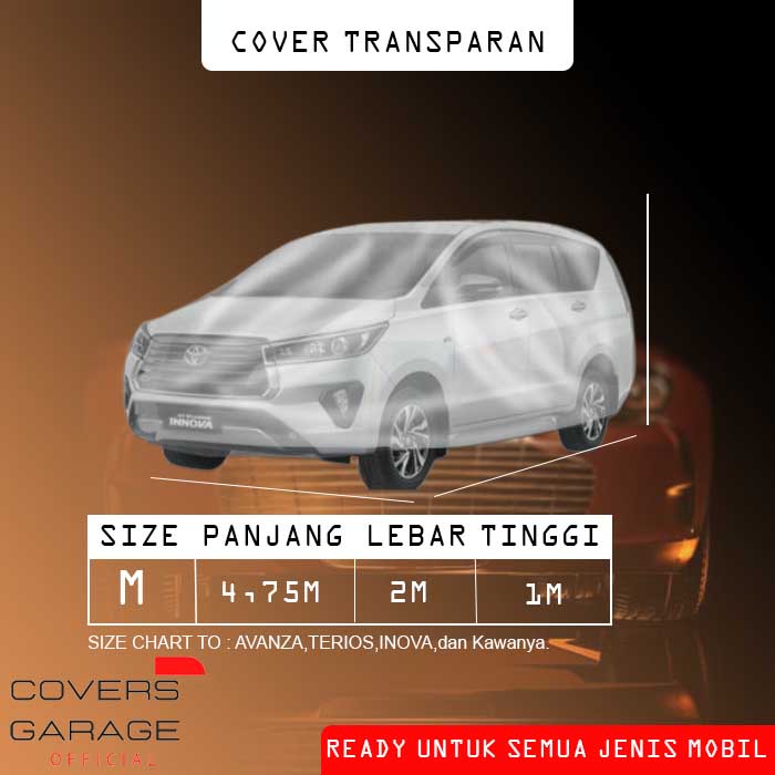 Car Cover / Car Cover Avanza, Xenia, Innova, HRV, BRV, Ertiga, Wuling, Rush, Kijang Capsules