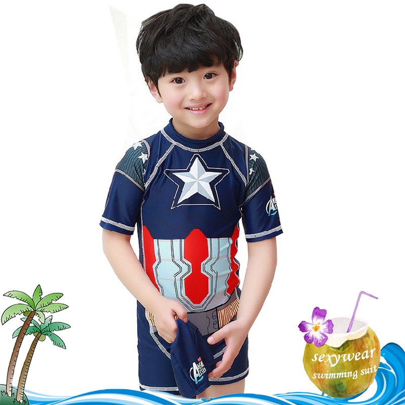 captain america bathing suit