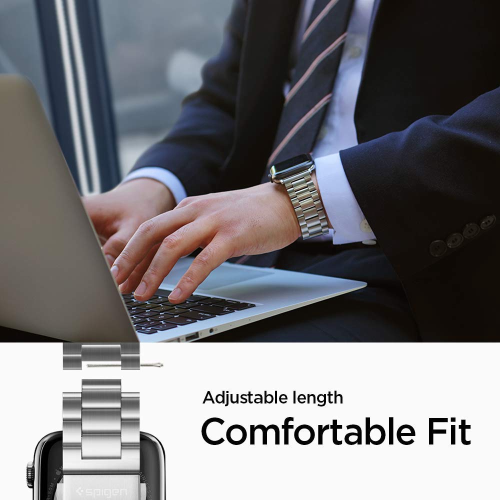 Spigen Apple Watch Series SE / 6 / 5 / 4 / 3 / 2 / 1 (44mm / 42mm) Watch Band Modern Fit | Shopee Singapore