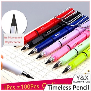 🚀Ready Stock🚀Timeless pencil Eternal Pencil  Big Pencil mechanical pencil 2mm Unbreakable Lead-Free Sharpening Posture-Free Sketch Erasable Painting  Metal Pencil/Timeless pencil/Super pencil/Pencil non sharpening/everlasting pencil/non sharpening pencil