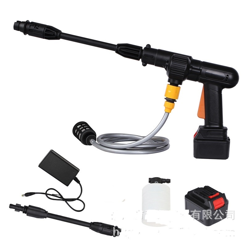 21V Cordless High Pressure Car Washer Auto Spray Water Car Cleaning