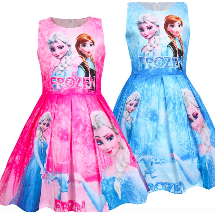 pink frozen dress