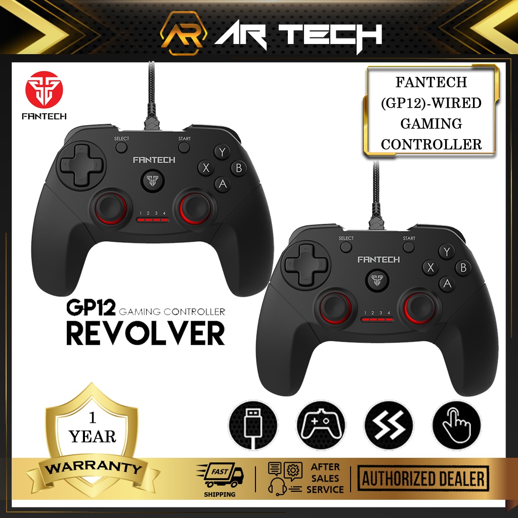 Malaysia] fantech gp12/gp13wired gaming controller / wgp13 wireless gamepad joytick for