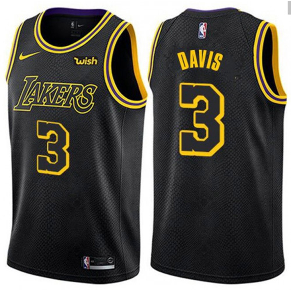 lakers black jersey for sale