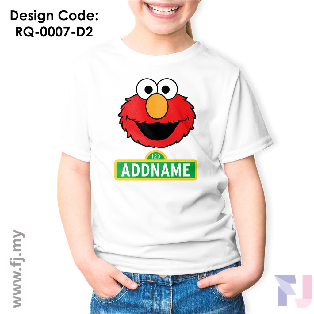 Elmo Sesame Street Baby Kids Rompers T Shirt Custom Shopee Singapore - elmo onesie roblox