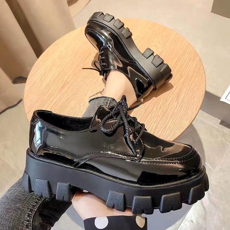 SJMALL - light weight casual MaryJane Ankle Boots -Korean fashion school soft breathable black Shoes
