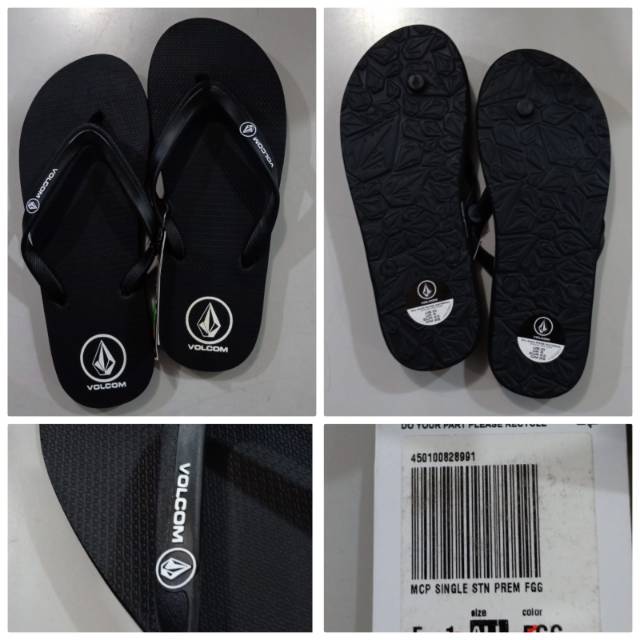 volcom flip flops